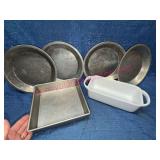 Williams-Sonoma Metal Bakeware & White Loaf Dish