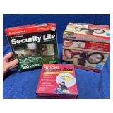 2 Exterior Lights & a Smoke Detector