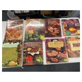 8 Hardcover Cookbooks, Various Authors