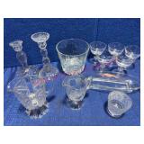 Old Glass Lot of 12 Pieces