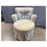 1950s Petite Upholstered Chair Needing Attention