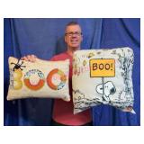 "Boo" Pillows - Pottery Barn Peanuts & Pier 1