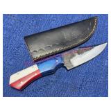 Custom Fixed Blade Knife w/ Handle & Sheath