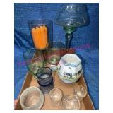 Diverse Art Glass Candle Holders & Votive Holders