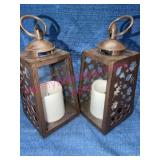 MDF Industries Lanterns w/Battery LED Candles