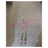 Shakespeare Wonderod & Daiwa Fishing Rods Pair