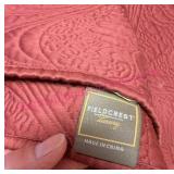Fieldcrest Luxury Rust 96in x 106in Bedspread
