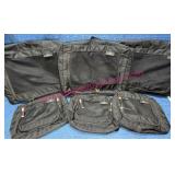 6 SwissGear Black Mesh Travel Organizing Bags 2sza