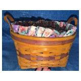 1997 Longaberger Basket w/ Liner & Protector
