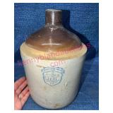 UHL Pottery Stoneware Jug w/Blue Shield Mark