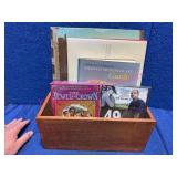 Nice Wood Box w/DVD Set & Books
