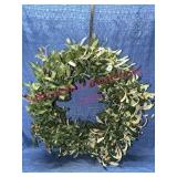 Fair Trade Certified Faux Olive Leaf Wreath