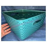 Teal Plastic Storage Basket by Target Brands