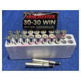 (19) Winchester 30-30 WIN Ballistic Silvertip Rds