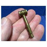 Miniature Solid Brass Gavel Whistle
