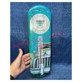 Texaco Metal Thermometer Gasoline Motor Oil Sign