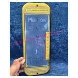 Morton Salt Advertising Metal Thermometer