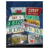 License Plates: Indiana, Vermont, Alaska, Arizona