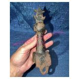 Antique Cast Iron Star Fence Post Finial Topper