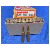 Norma 7x57 110 Grain Soft Point Ammo, Box of 20