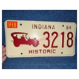 Indiana Historic 1994 License Plate #3218