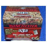 Winchester 22 Cal LR Ammo 333 Rds Hollow Points