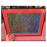 1967 Victor Moscoso Psychedelic FD-68 Poster 18x24