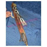 Leather Sword Scabbard w/Decorative Tassels 2ft