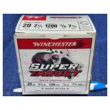Winchester Super-Target 20GA 2-3/4in Ammo 25 Rds