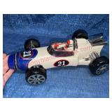 Ezra Brooks 1970 Heritage China Race Car Decanter