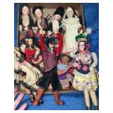 Vtg International Costume Dolls Collection