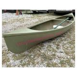 Old Town 10.5ft Canoe w/Paddle & Foam Seat