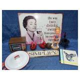 Misc. Decor: Signs, Figurines, Cardinal Pair, Etc.