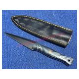 Custom Dagger Fixed Blade Knife w/ Sheath