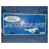 Ford Mustang Official Licensed Metal Plate