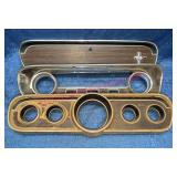 1965-1966 Ford Mustang Dash Instrument Bezels