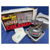 Coleman Dual Fuel 533 Stove w/Case, 1993, Untested