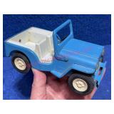 Tonka Blue Pressed Steel Jeep Toy Car