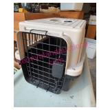 Smaller Plastic Pet Carrier w/Metal Door & Handle