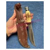 Precisa Silver Eagle Knife Japan w/ Sheath