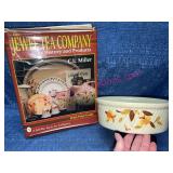 Hall Jewel Tea Autumn Leaf French Baker & Book