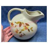 Hall Jewel Autumn Leaf Ball Pitcher w/Ice-Lip