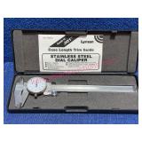 Lyman Stainless Steel 6in Dial Caliper in Case