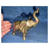 Solid Brass Elephant Figurine Korea