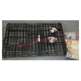 MidWest iCrate 1530 Pet Crate w/ Bowls & Cover
