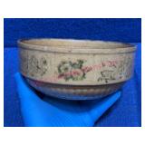 1800s Yellowware Mixing Crock Bowl