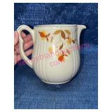 Hall Jewel Tea Autumn Leaf 6in Pitcher