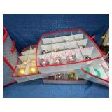Christmas Ornaments in Storage Box