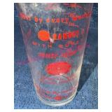 General Electric Glass Measuring Cup w/Red Print