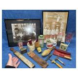 Barber Shaving Accessories w/Razors & Photos